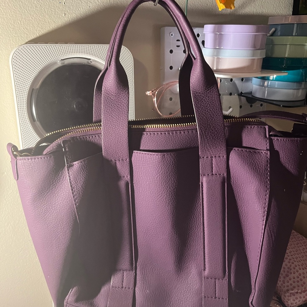 Elegant Purple Tote Bag